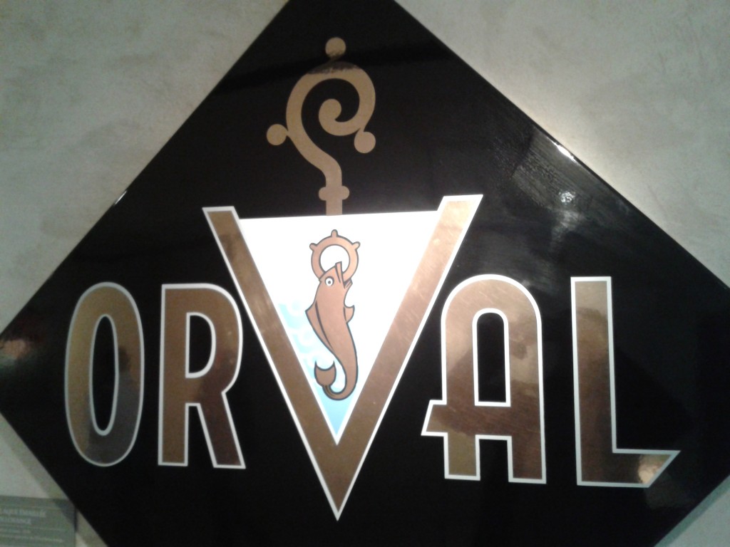 Symbole d'Orval: la truite et l'anneau